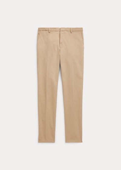 Pantalones De Traje Polo Ralph Lauren Hombre Marrom - Stretch Twill - HUBJW7850